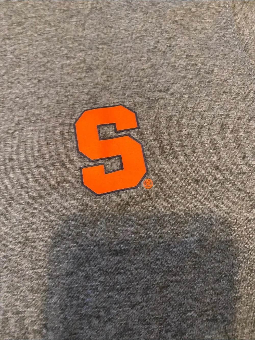 Nike Syracuse Orange Dri-FIT Heathered Grey Athletic T-Shirt Size XL